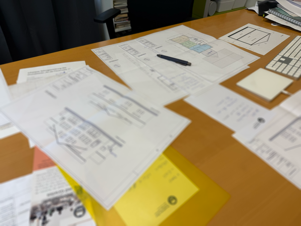 Aufteilung des Gebäudes